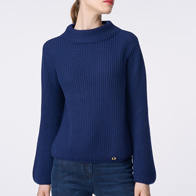 sveter z upletu - modry 